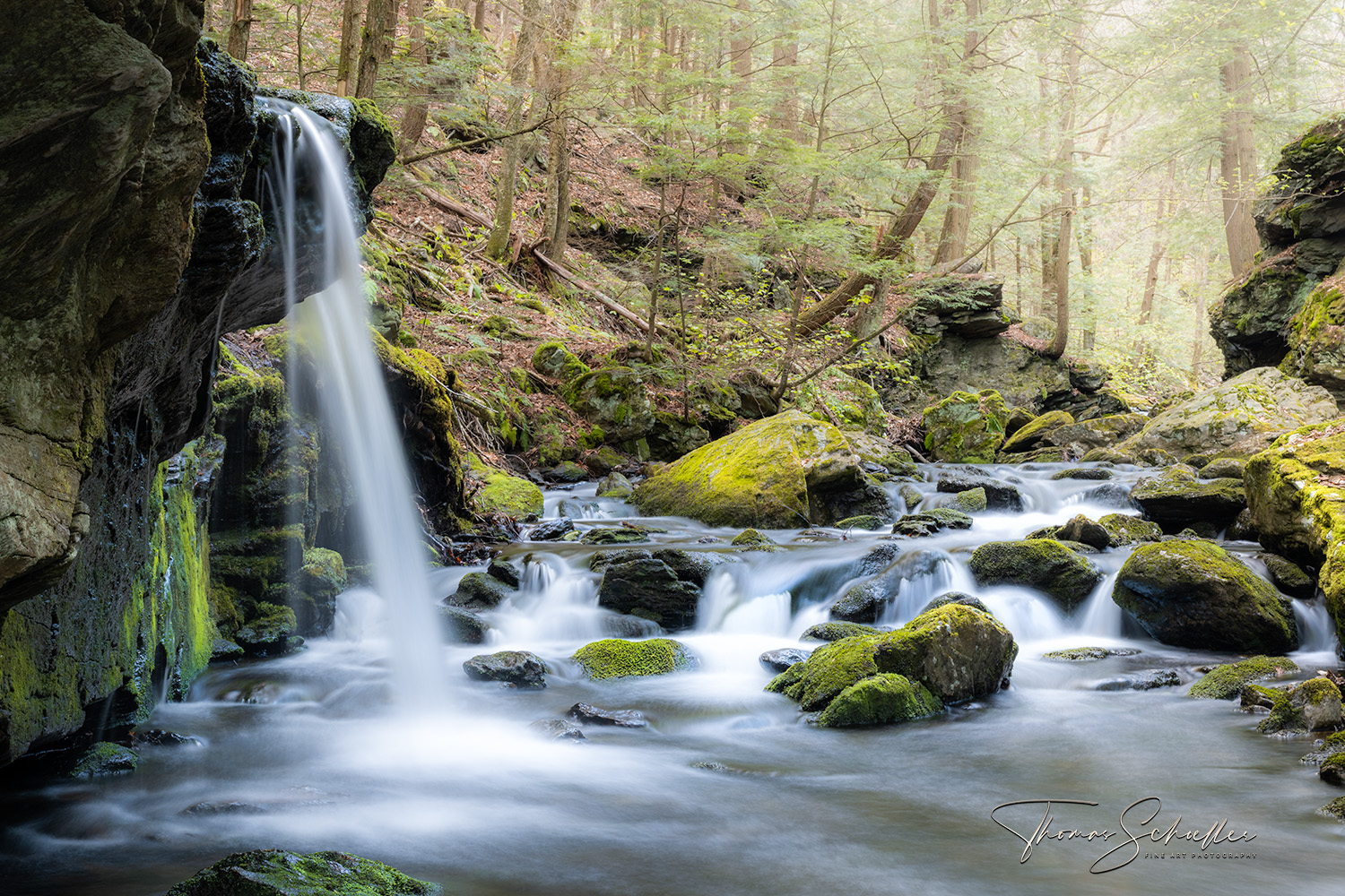 Fine Art Luxury Art Edition Sage's Ravine Waterfalls Photography Prints | Berkshire County Massachusetts scenics