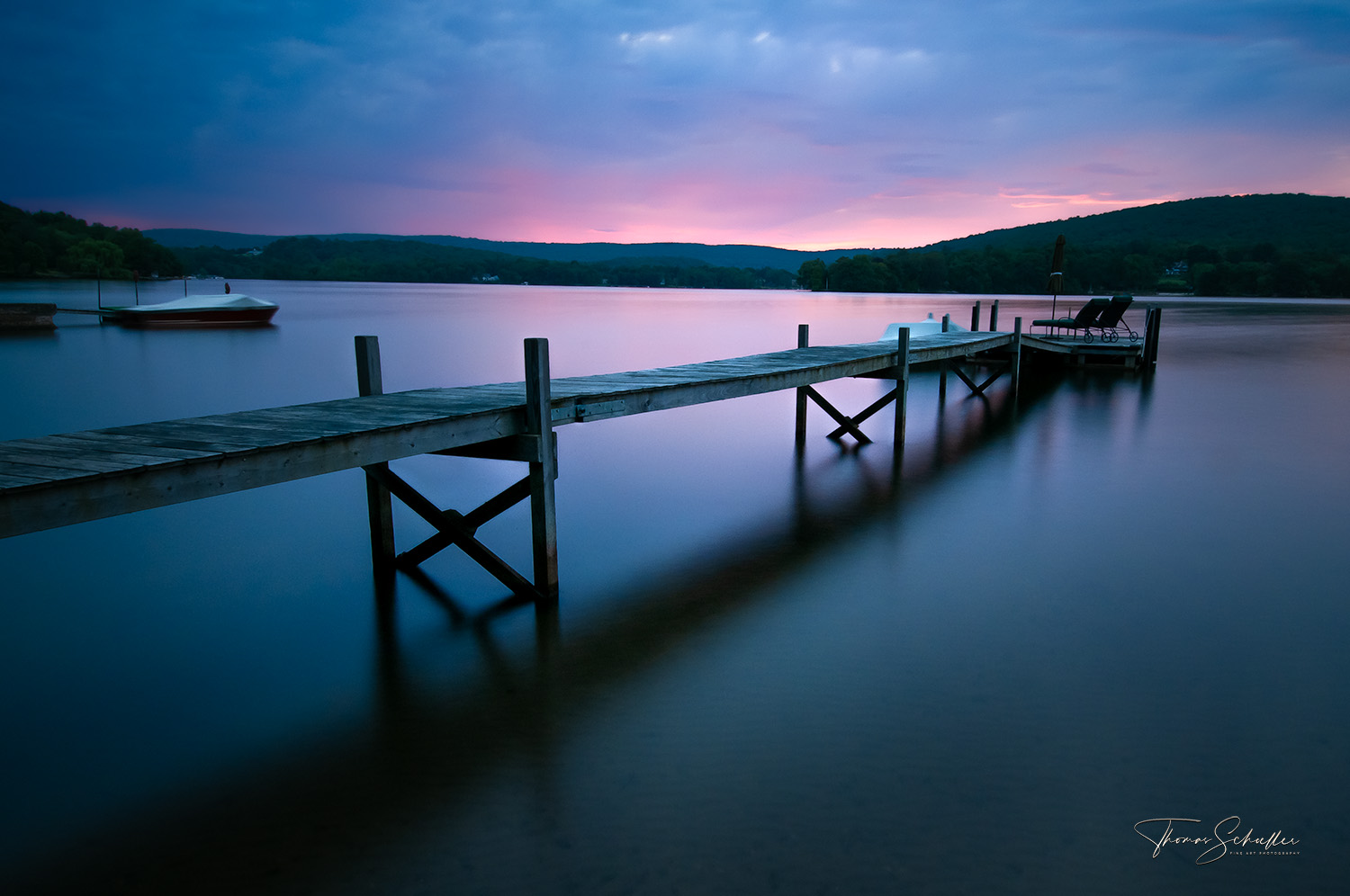Connecticut's Lake Waramaug at Dusk | Fine Art Litchfield Hills photography prints