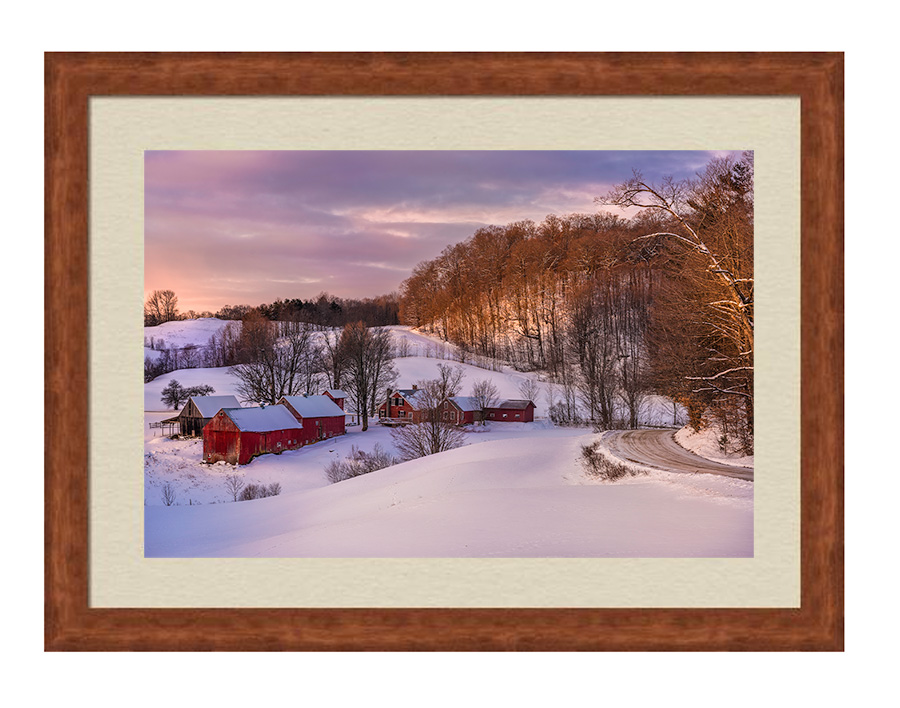 Framing Acrylic and Chromaluxe Prints | Linen Liners and External Wood Frame